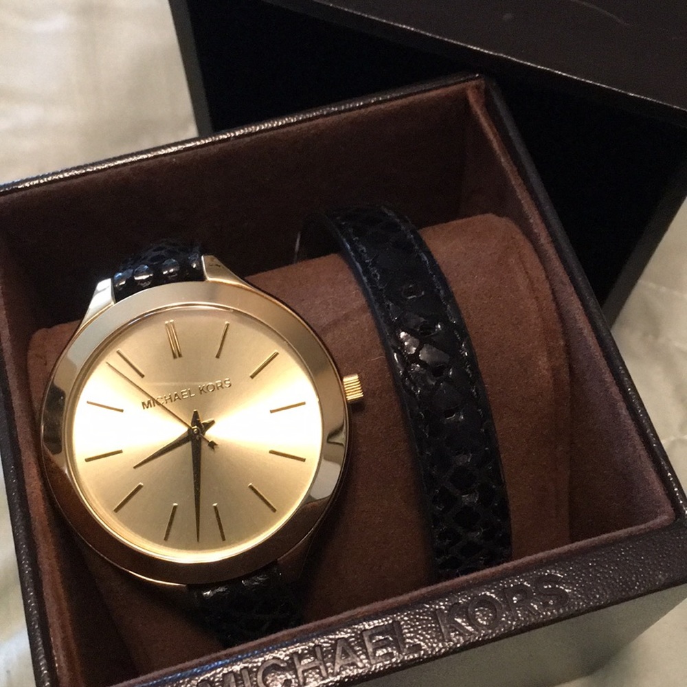 Brown & Gold Michael Kors Watch